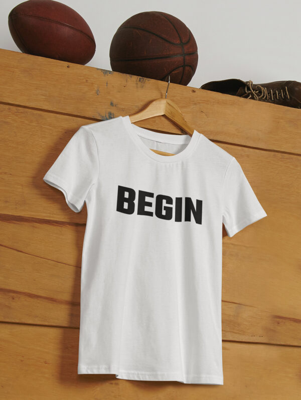 Begin Men's White T-Shirt