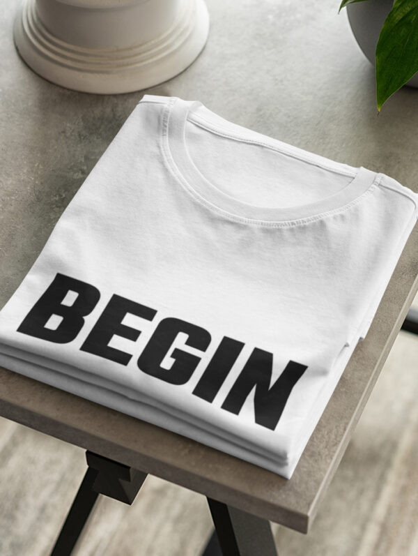 Begin Men's White T-Shirt