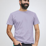 Plain Lavender T-Shirt For Men's