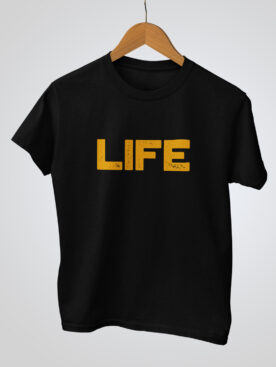 Life Men's Black T-Shirt