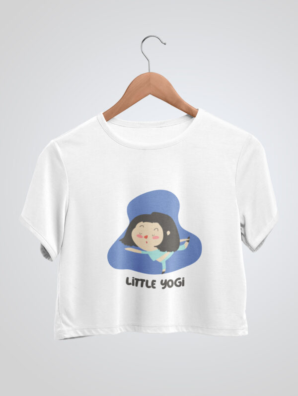 Little Yogi Crop Top T-Shirt