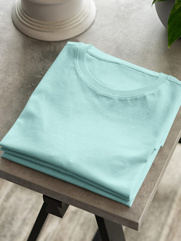 Mint Oversized Plain T-Shirt For Men