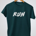 Run Men's Petrol Blue T-Shirt