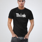 Men's Black Think T-Shirt