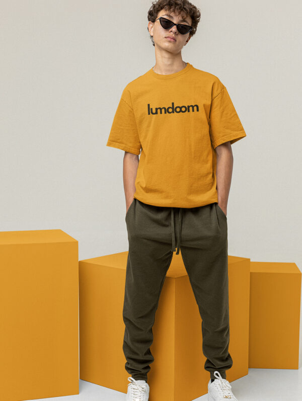 lumdoom Oversized Plain T-Shirt For Men