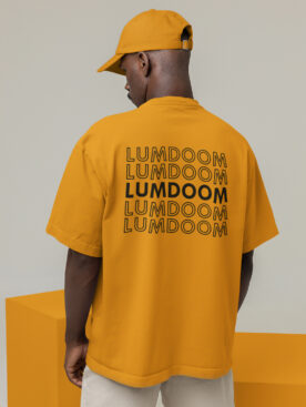 lumdoom Oversized Plain T-Shirt For Men