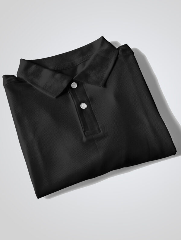 Black Polo T-Shirt For Men