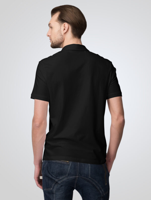 Black Polo T-Shirt For Men