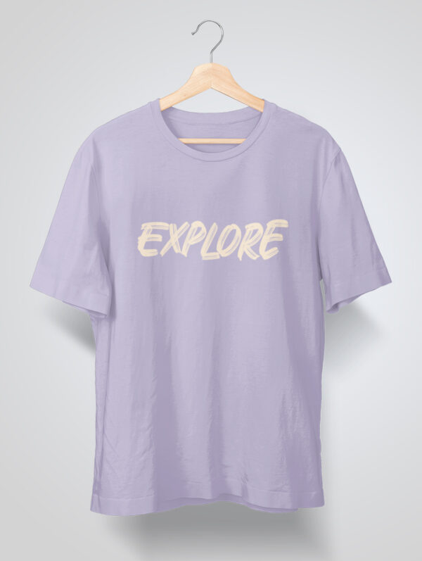 Explore Oversized Lavender T-Shirt For Men