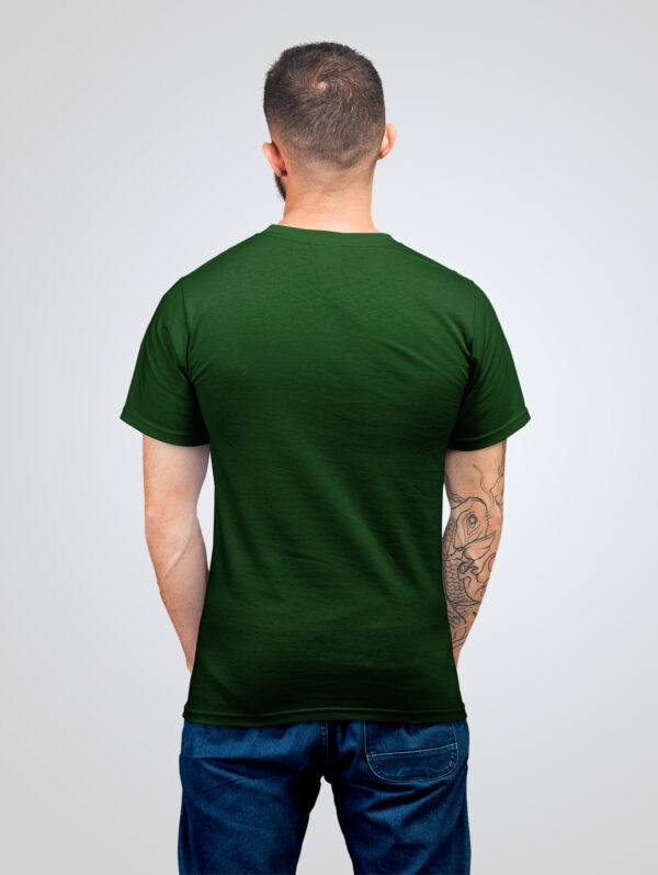 Graphic Printed Men's Green T-Shirt