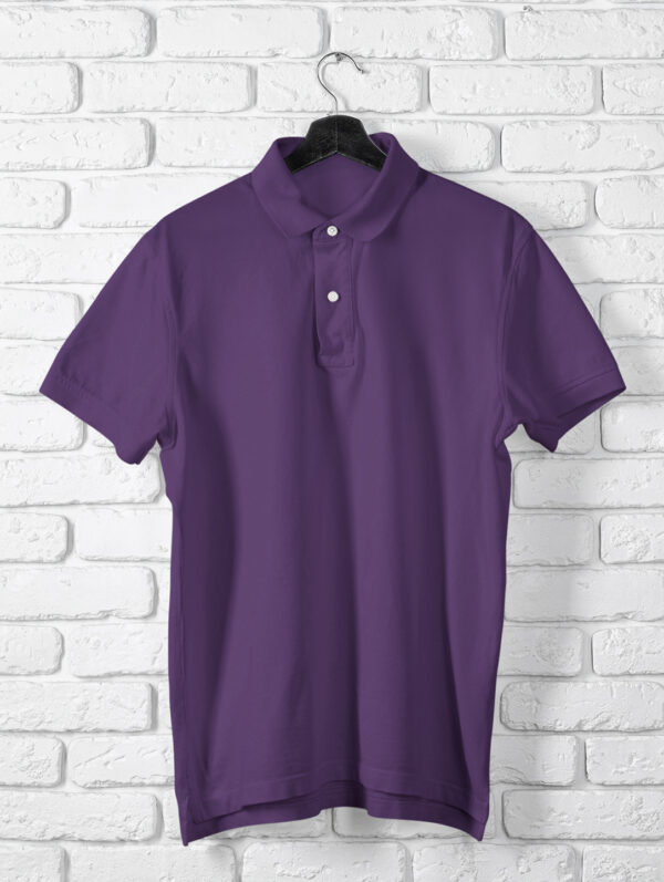 Purple Polo T-Shirt For Men