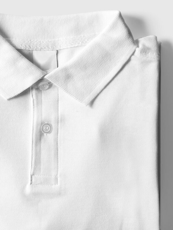 White Polo T-Shirt For Men