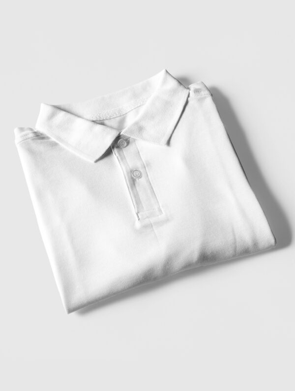 White Polo T-Shirt For Men