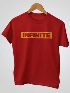 Infinite Men's Red T-Shirt