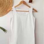 Plain White Tank Top For Women