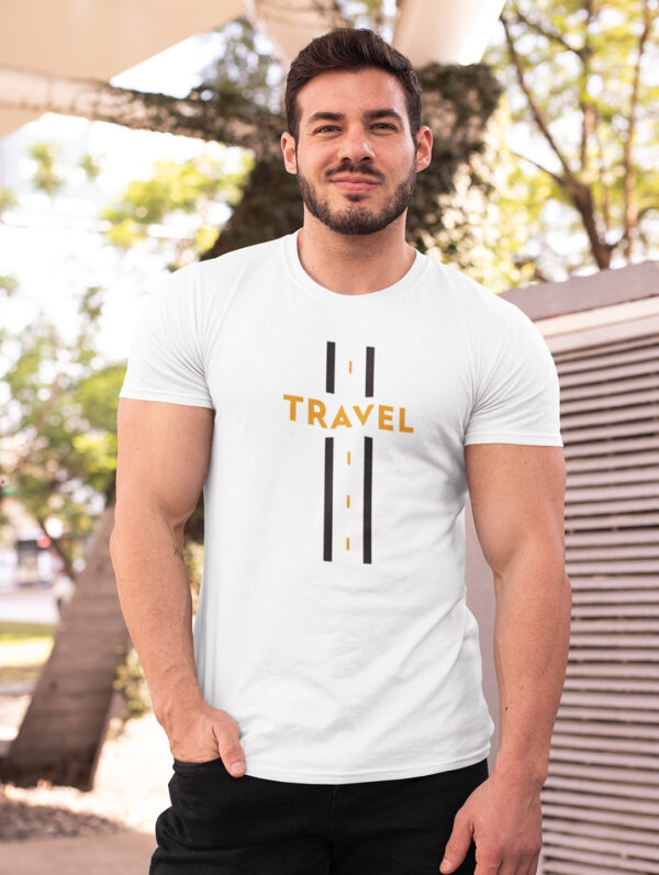 Travels Men's White T-Shirt