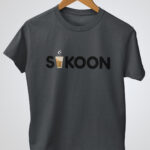 Sukoon Men's Steel Grey T-Shirt